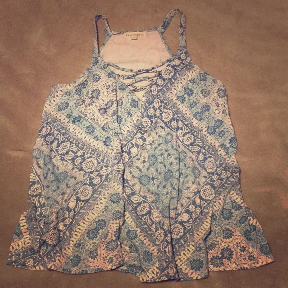 Baby blue top